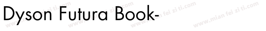 Dyson Futura Book字体转换